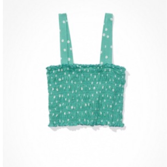 American eagle smocked flower tank top size small - Picture 1 of 2